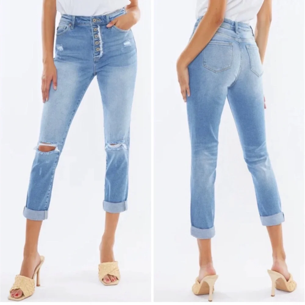 KanCan Tove Ultra High Rise Mom Jean